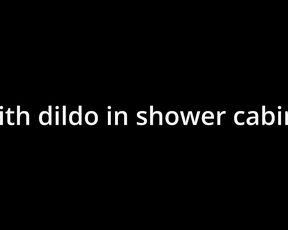 Dildo in shower cabin