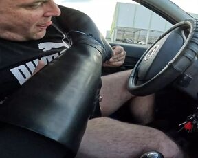 Lick the cum off my boot slave