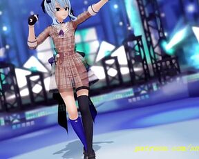 VR180 mmd Suisei Dance 3d hololive Hentai